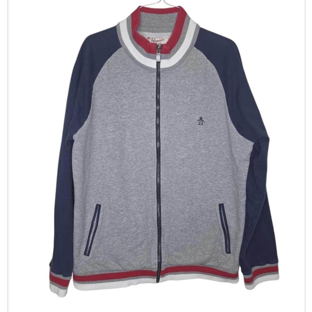 Original Penquin by Munsingwear Vintage Classic Track Jacket Full Zip